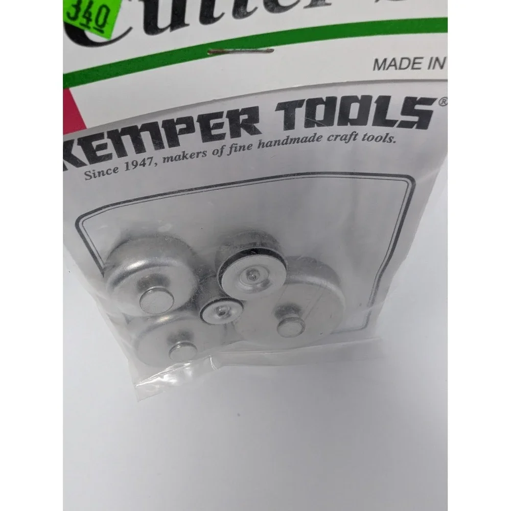 Kemper Tools Rose Cutter Set K50 5 Piece Round‎ Plunger Cutters for Clay & Dough